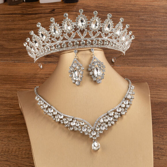 Bridal Crown Wedding Alloy Diamond